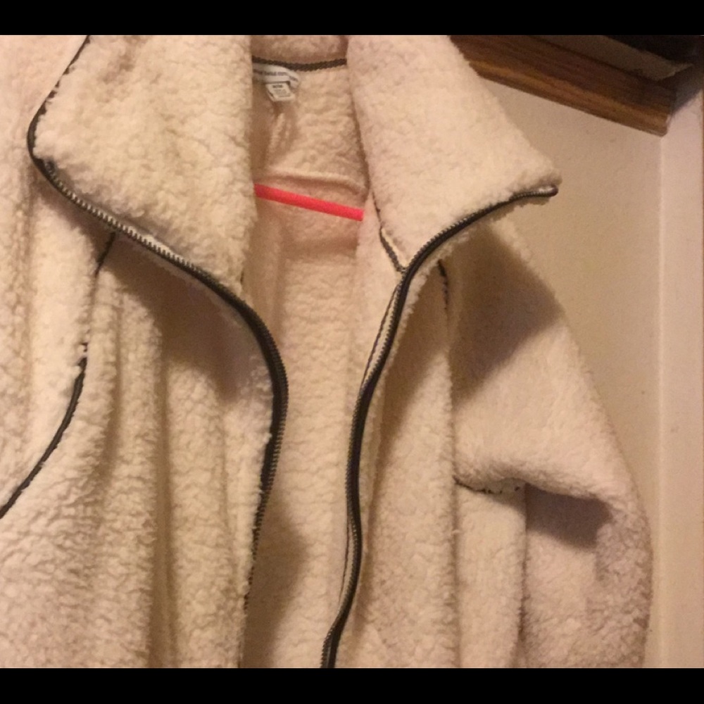 Fleece American Eagle bomber jacket